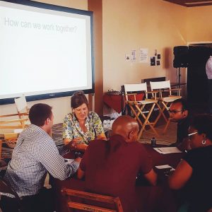 Foodlab members meet up for their first workshop.